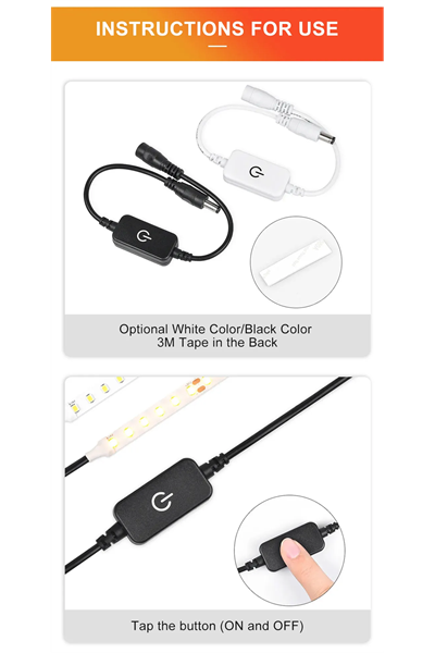 Dokunmatik LED Dimmer 12/24V 6A