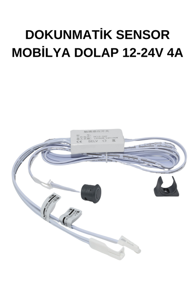 DOKUNMATİK SENSOR MOBİLYA DOLAP 12-24V 5A