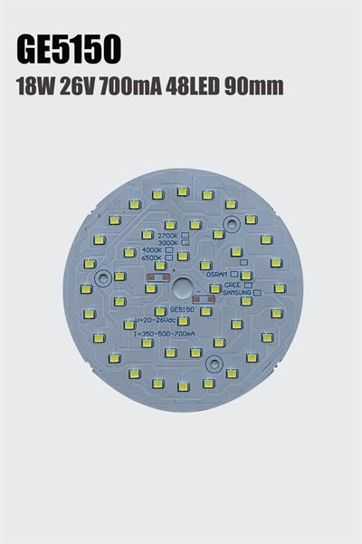GE5150 18W 26V 700MA 48LED 90MM