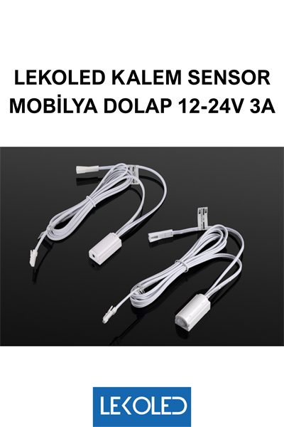 PIR SENSOR KALEM TİP MOBİLYA DOLAP 12-24V 3A 12mm Çap