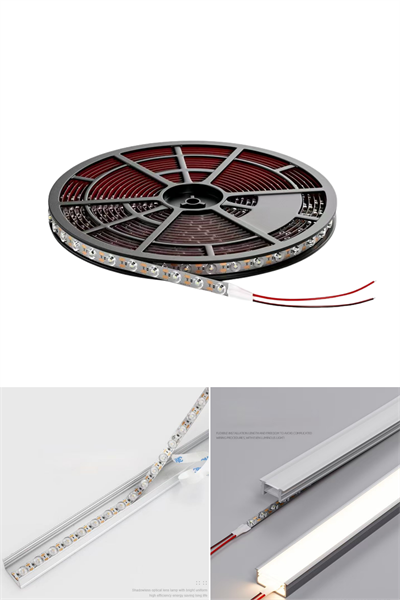 KIRMIZI Lensli Şerit Led Metrede 48 LEDLİ 18W 24V