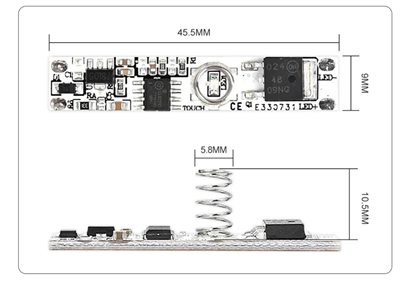 Ledbar Sensor Dokunmatik 12/24V 6A