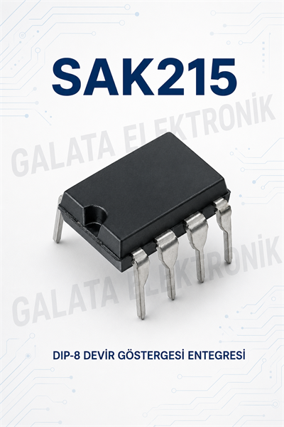 SAK215 DIP-8 Devir Göstergesi ve Takometre Entegresi