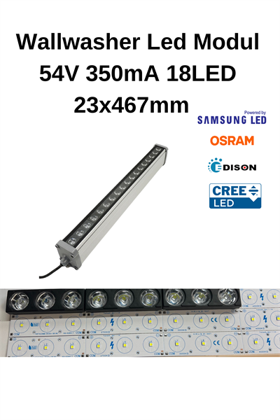 GE5138 NATURAL 4000K 54V 350MA 18LED 18W WALLWASHER MODUL