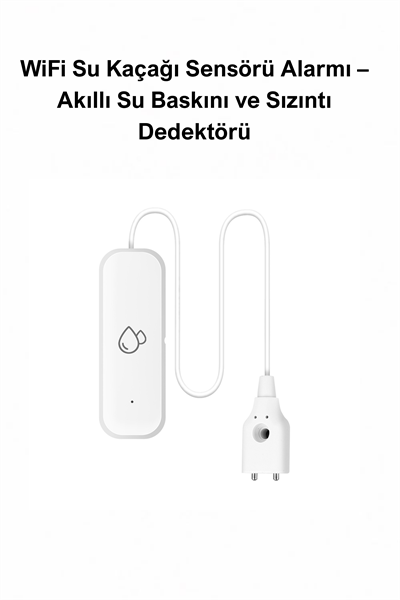 WiFi Su Kaçağı Sensörü Alarmı – Akıllı Su Baskını ve Sızıntı Dedektörü