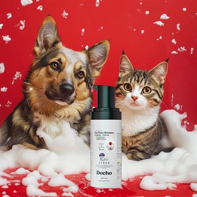 Docho Kedi ve Köpek Kuru Köpük Şampuan - Postbiyotik 150 ML