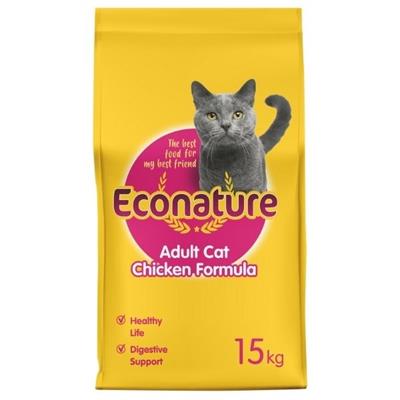 Econature Tavuklu Yetişkin Kedi Maması 15 Kg