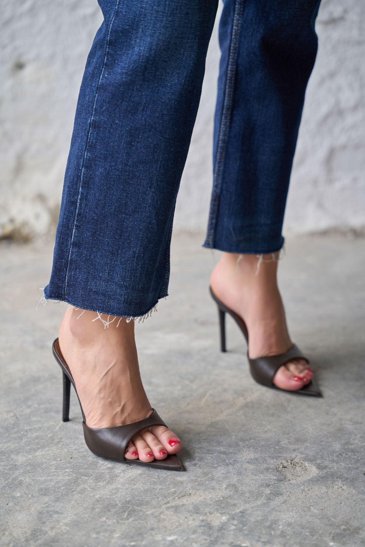 DESKOP KAHVE DERİTOPUKLU AYAKKABI 