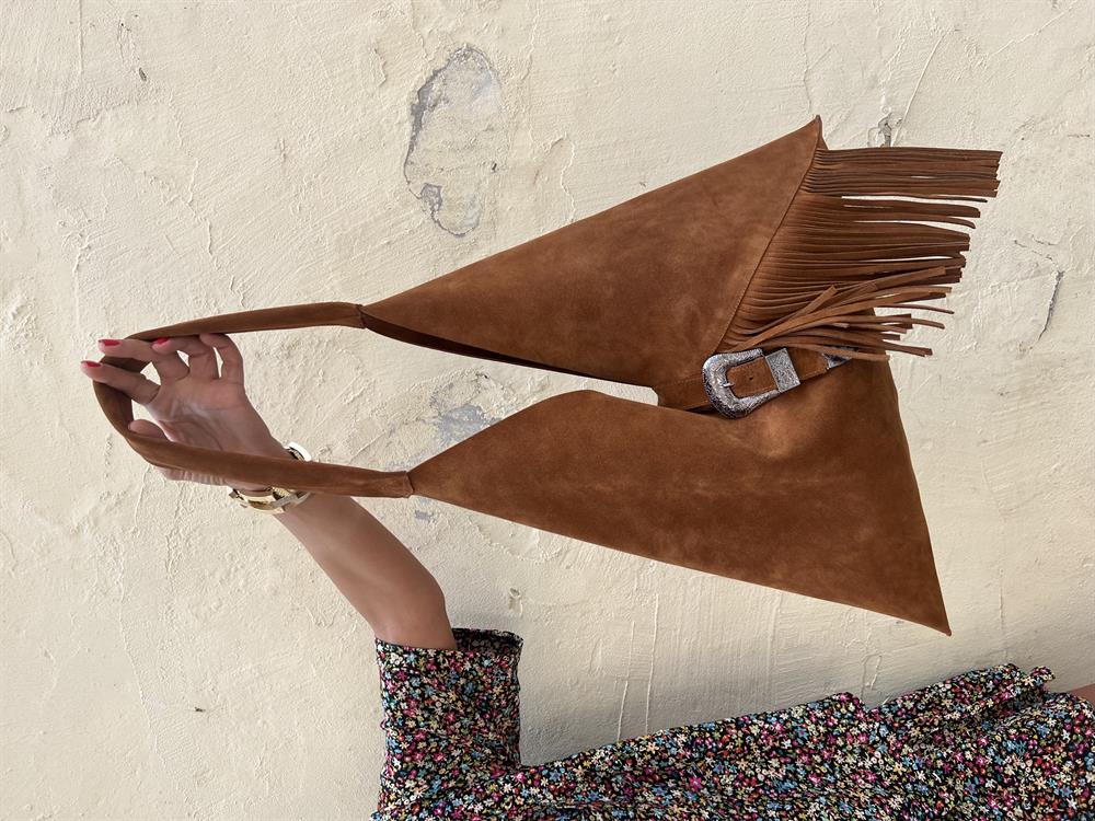 HOBO  TABA SÜET ÇANTA