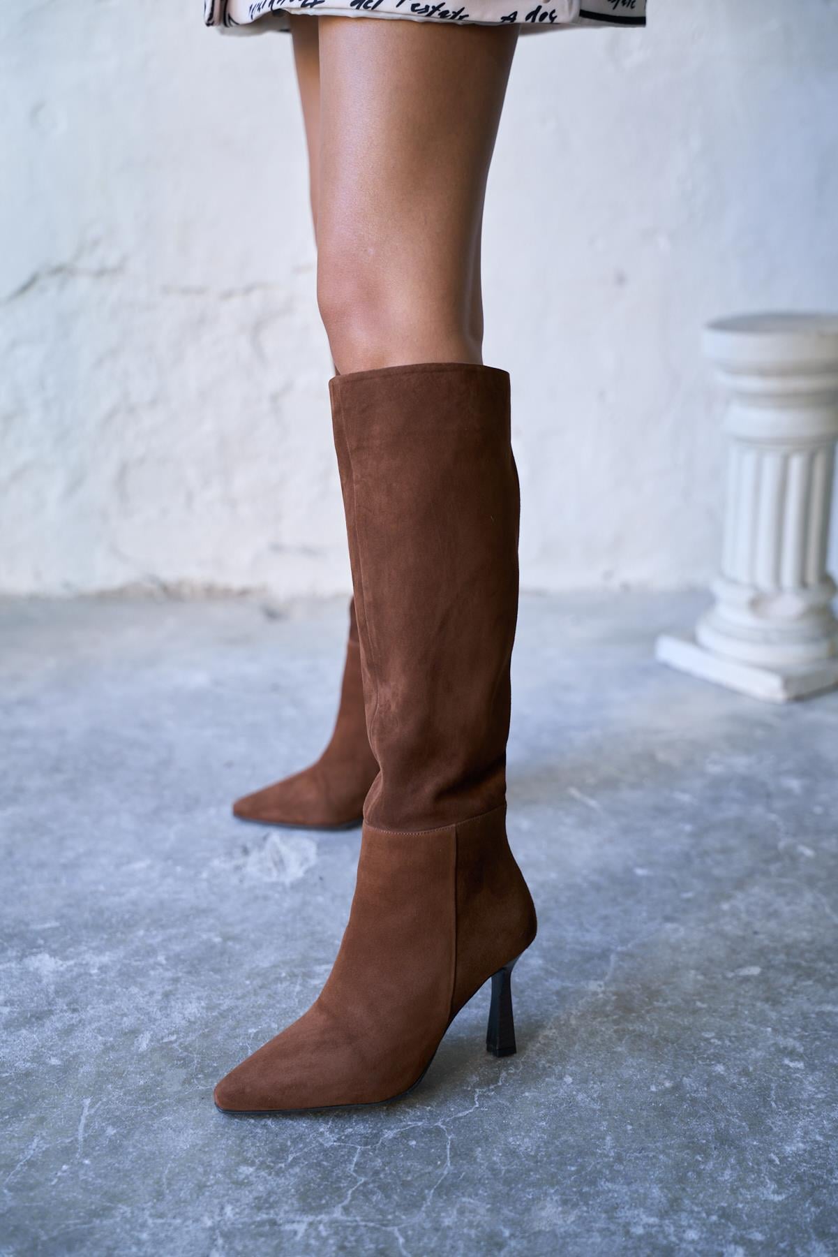 LUVET TABA SÜET ÇİZME