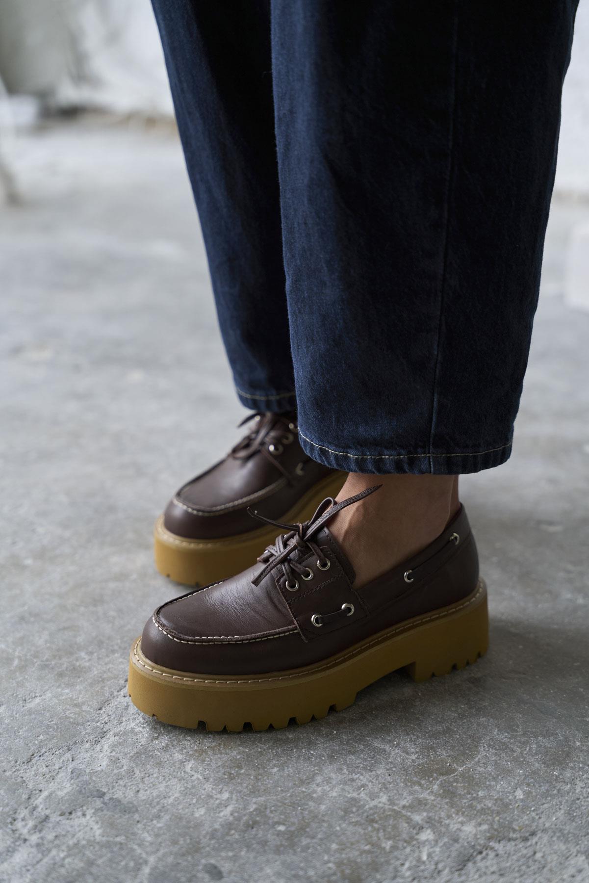 NAPO KAHVE DERİ MAKOSEN