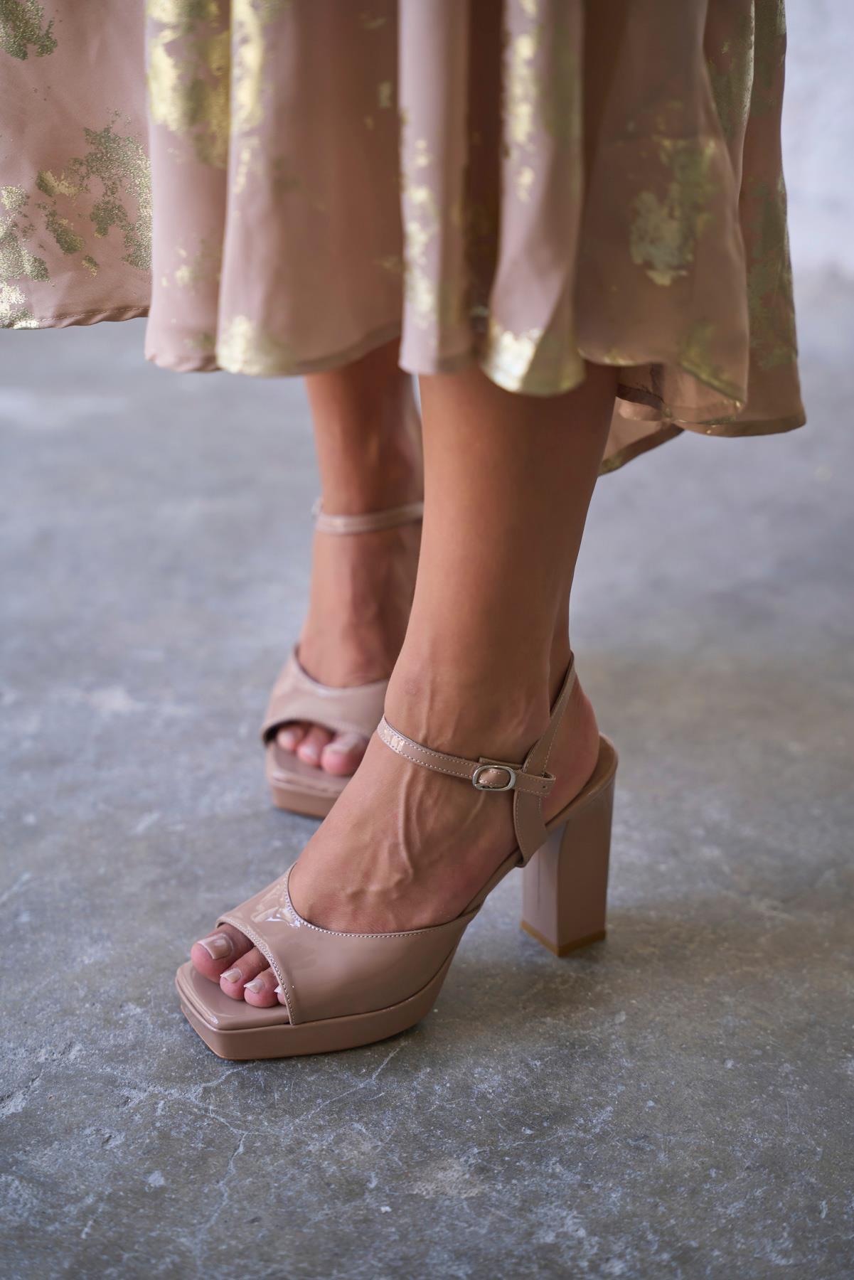 PLOV NUDE RUGAN PLATFORM AYAKKABI