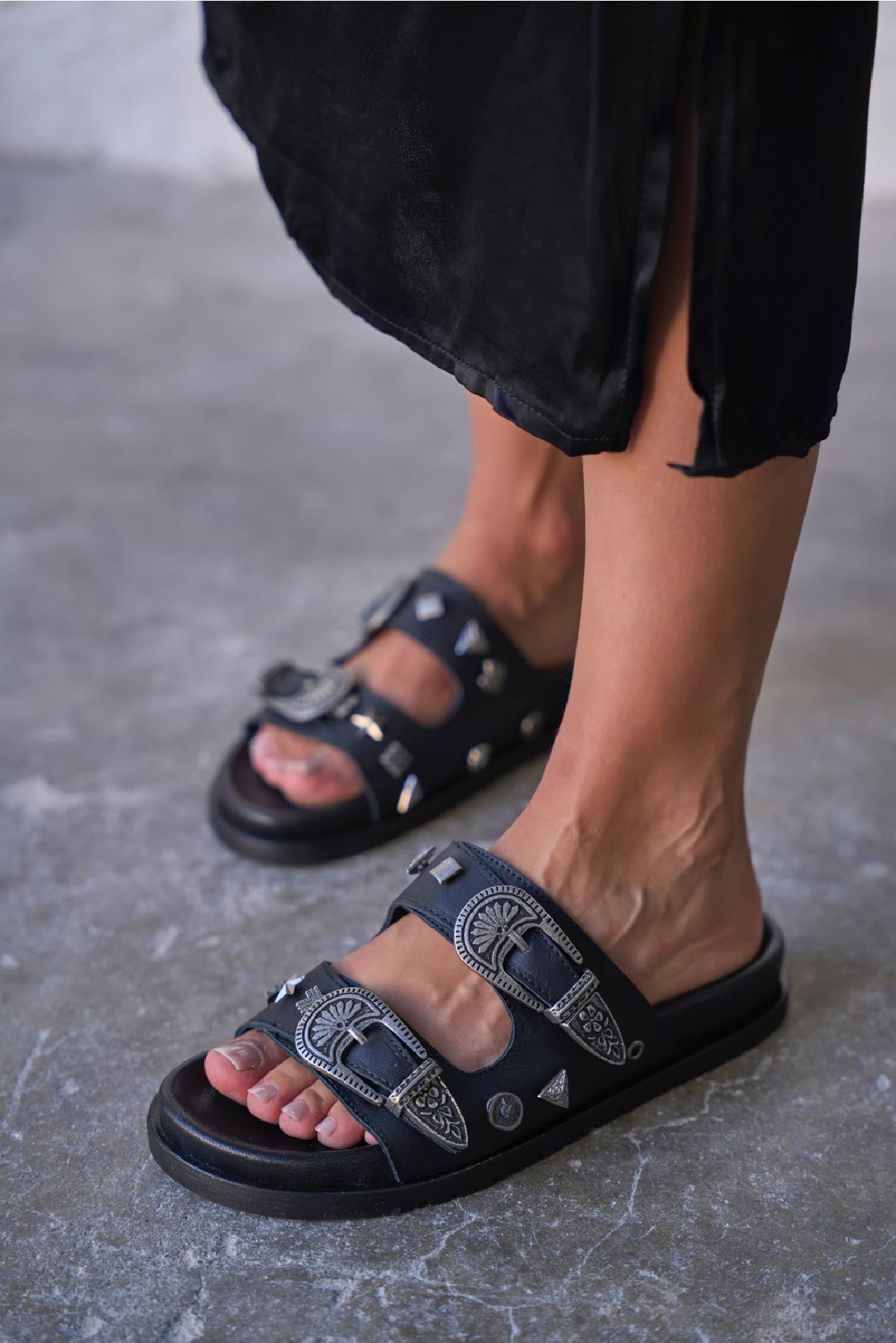 VALİE SİYAH DERİ TERLİK