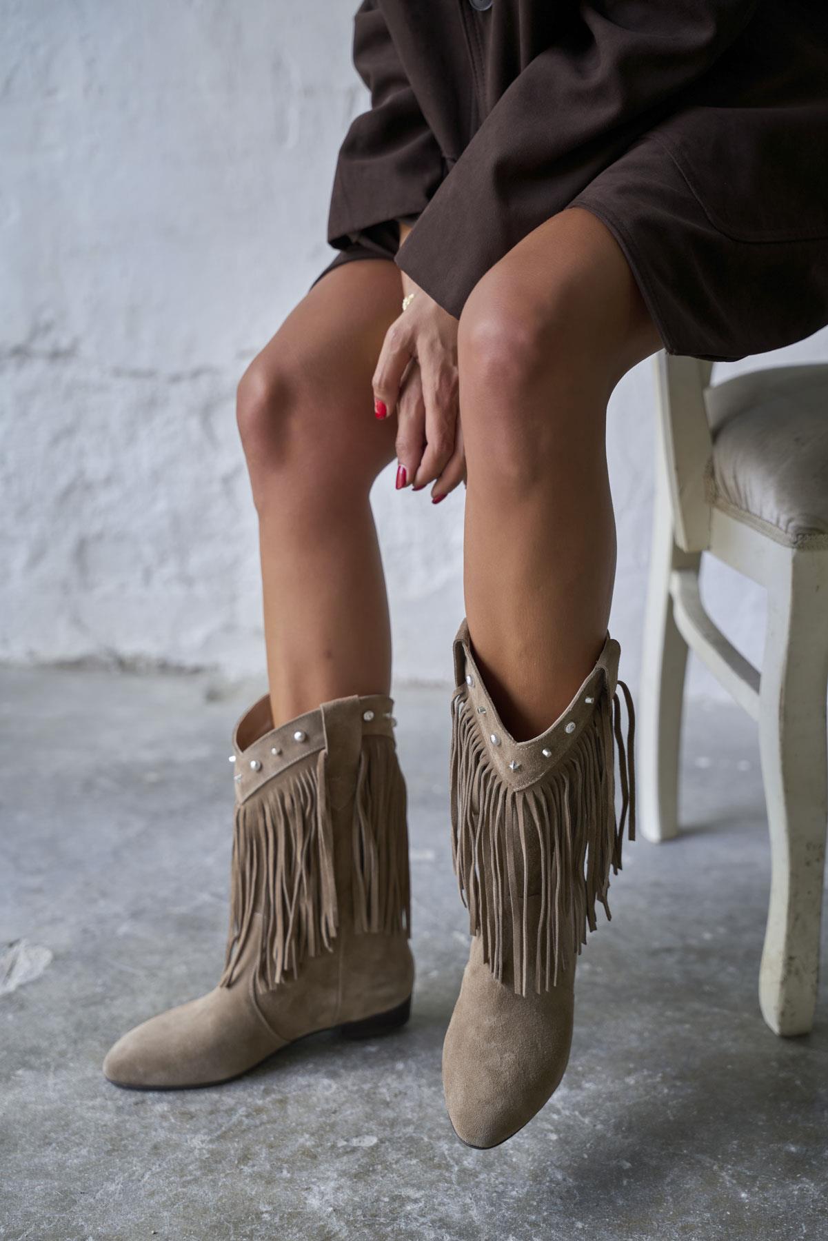 AURİS VİZON SÜET ÇİZME