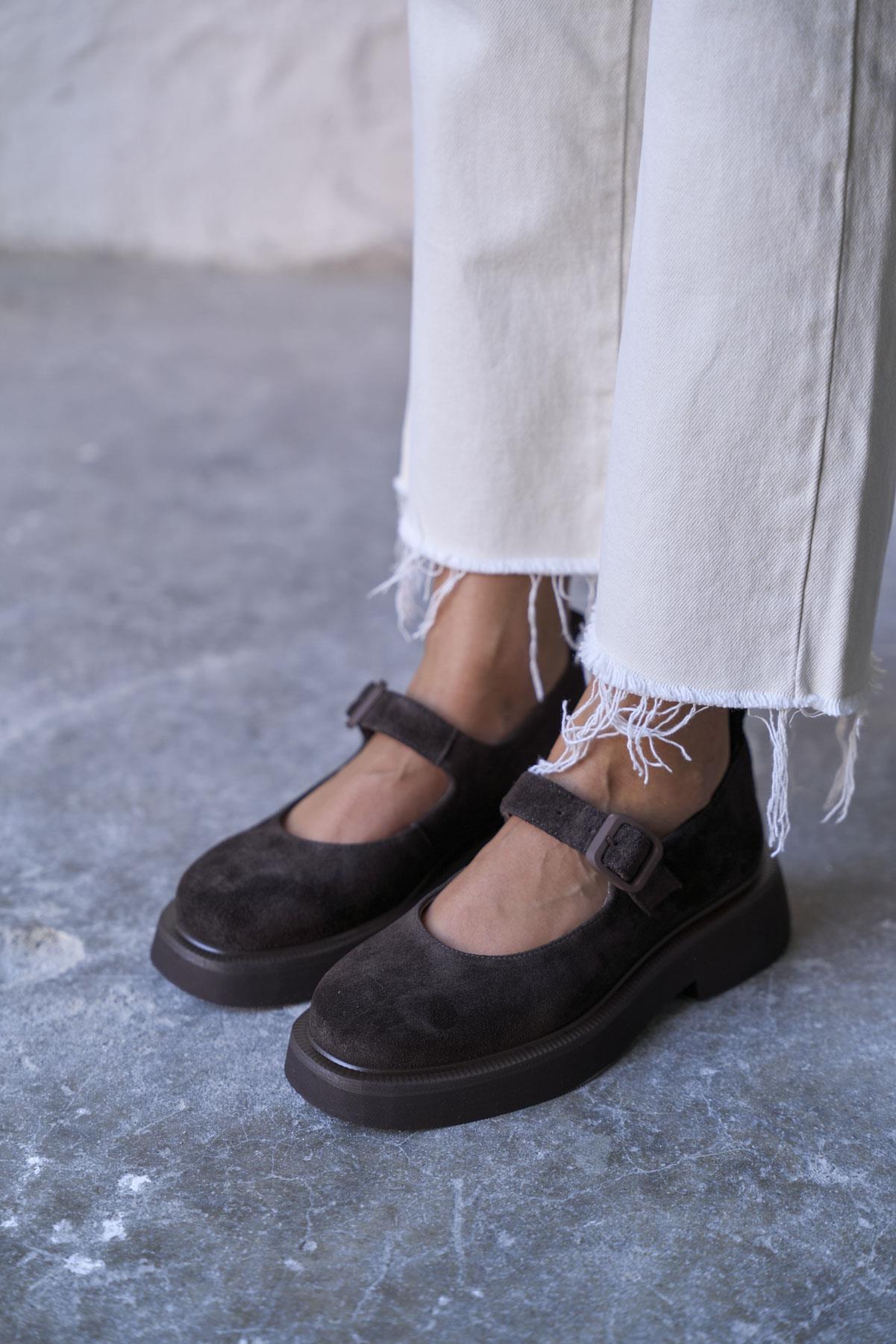 CARİUS KAHVE SÜET MAKOSEN