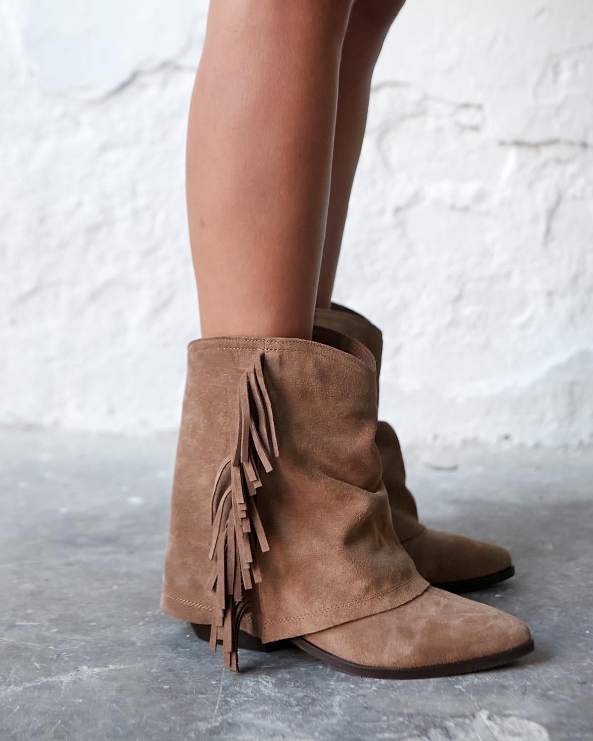 CASTİEL KUM SÜET KOVBOY BOT 