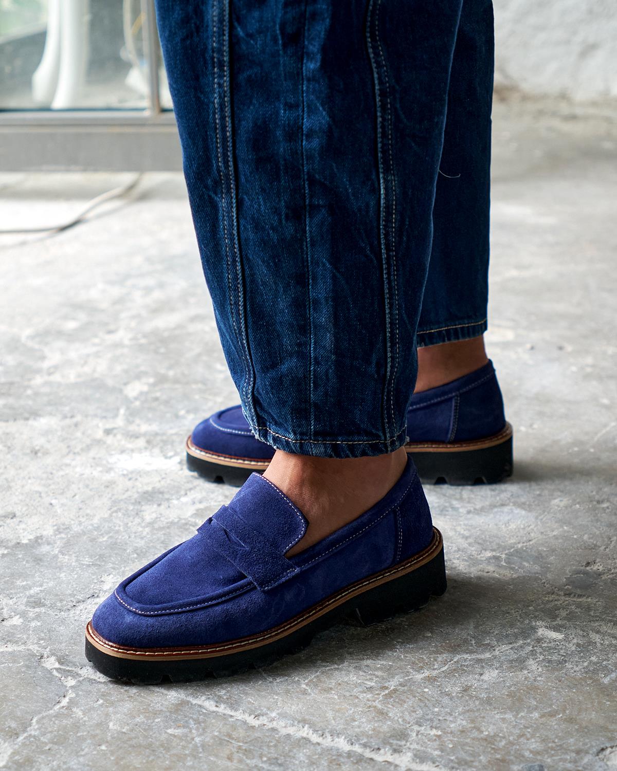 CASTİLO LACİVERT SÜET MAKOSEN