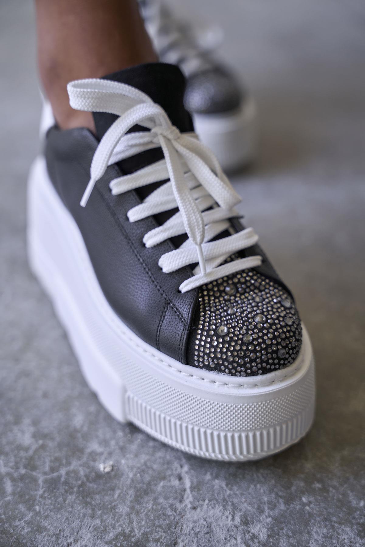 DAVOS SİYAH SPOR AYAKKABI 