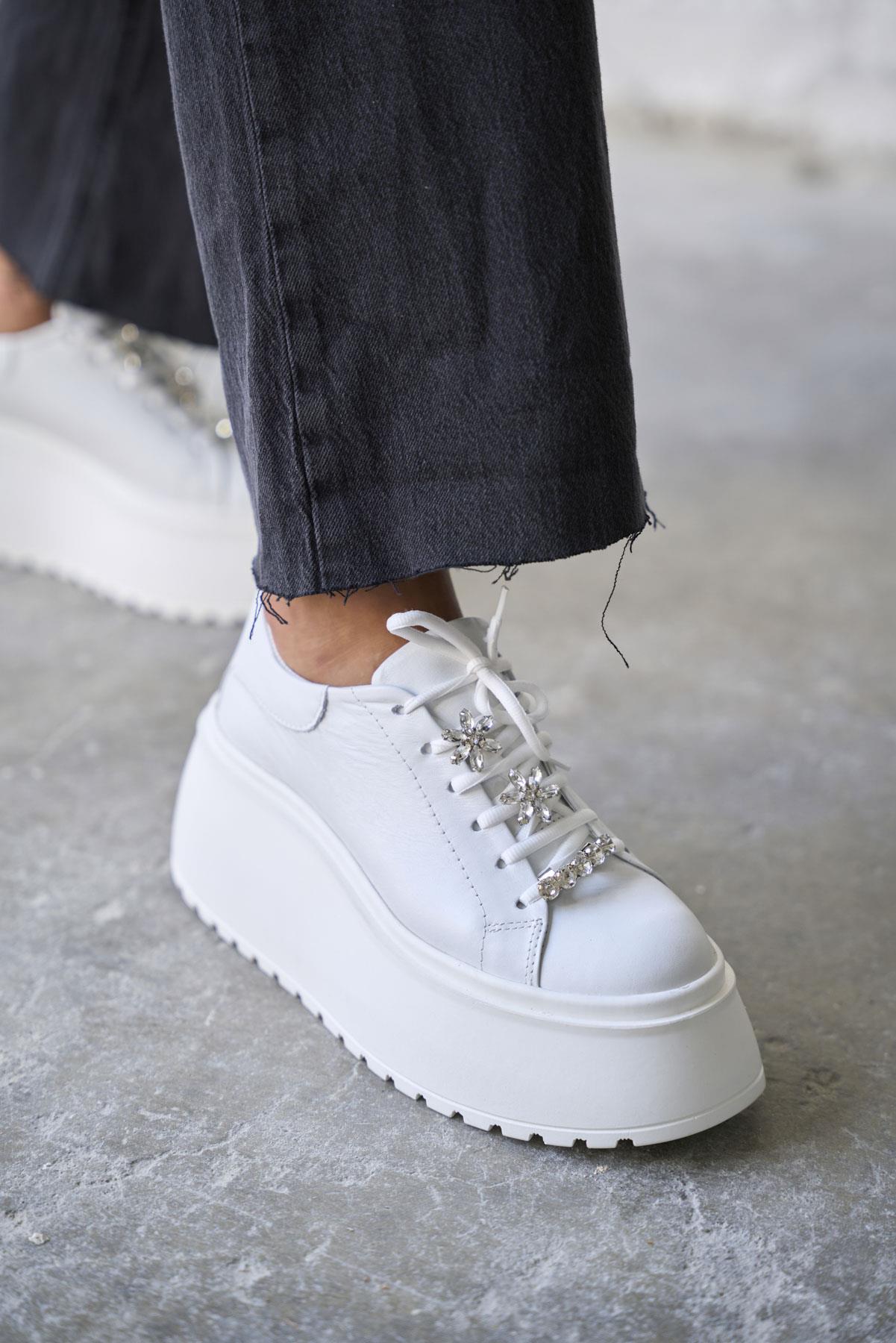 DUBAİ BEYAZ SPOR AYAKKABI 