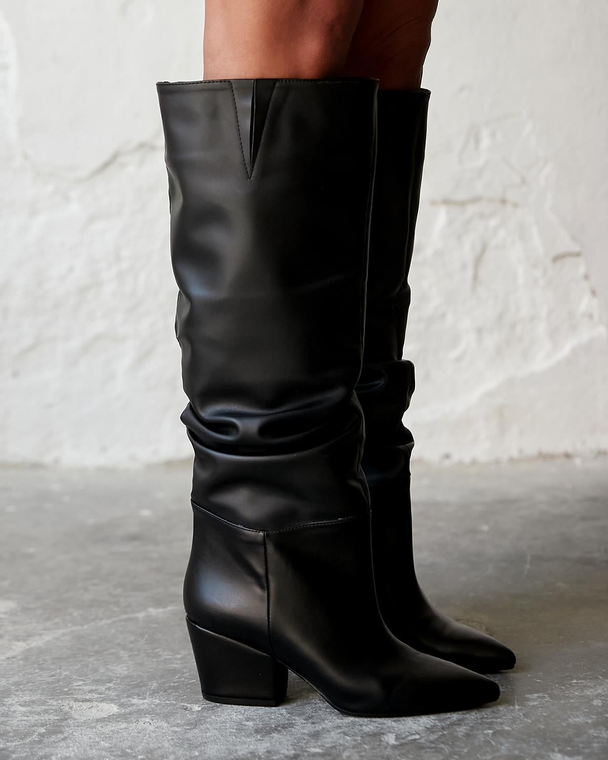 EDGAR SİYAH MAT ÇİZME 