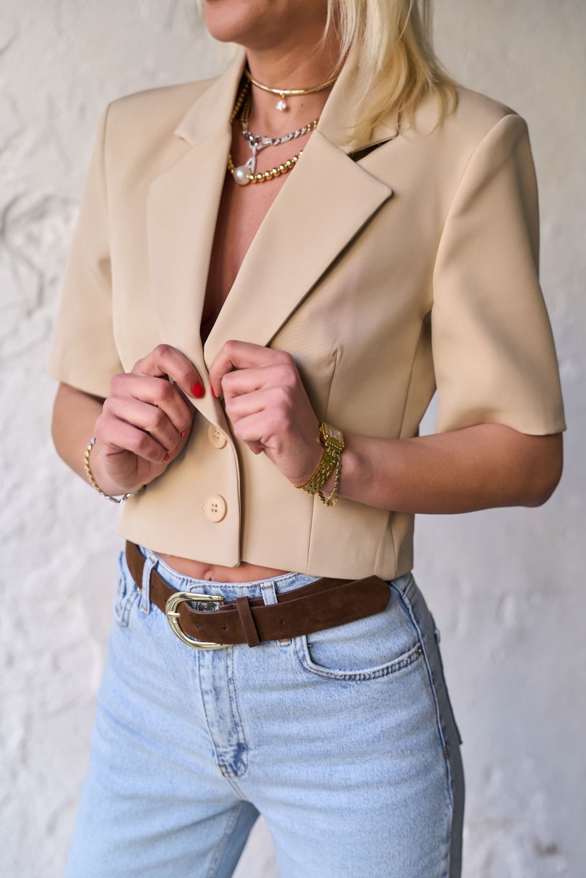 EMİLY BEJ KISA CEKET