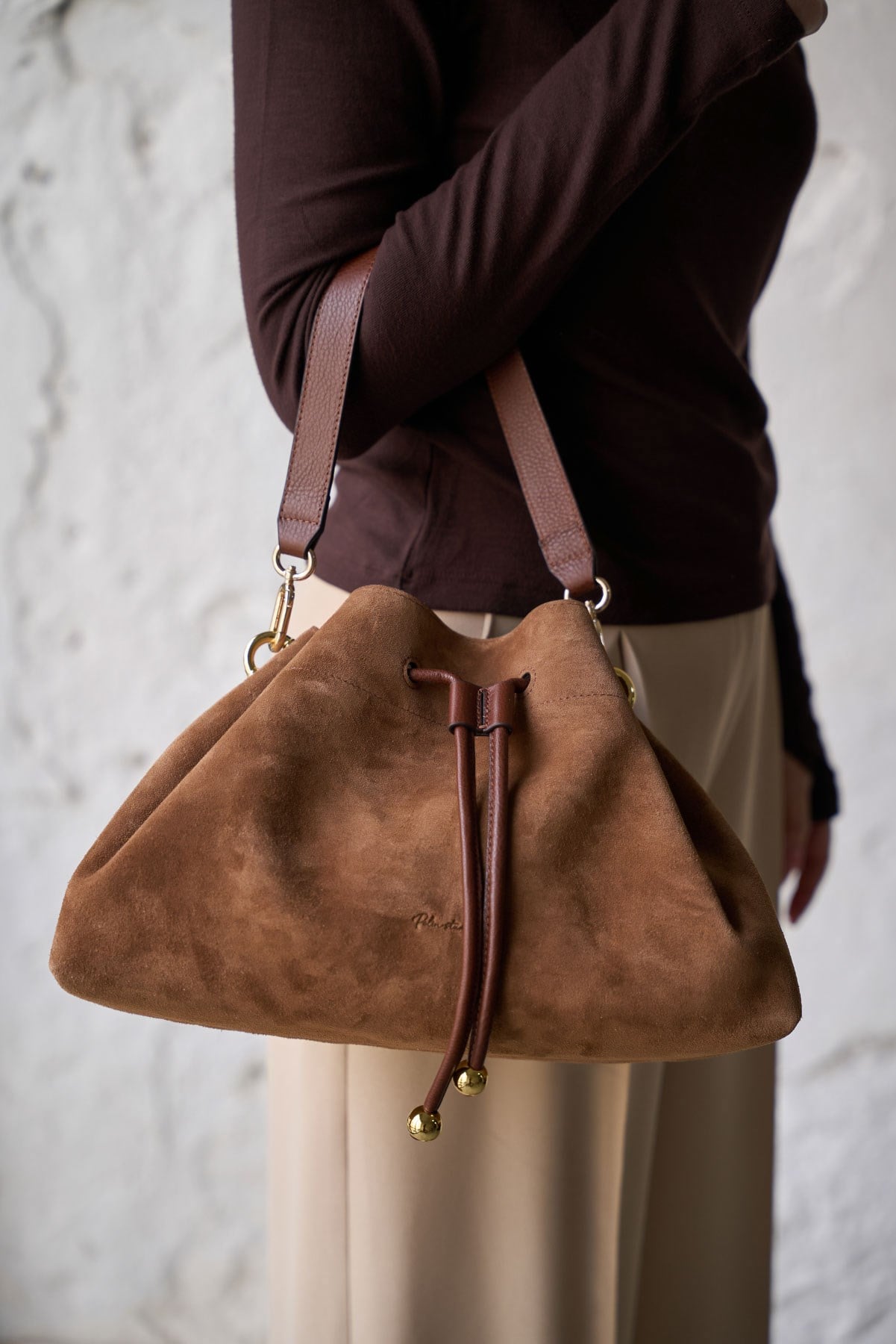 FLORANSA KUM SÜET BÜZGÜLÜ ÇANTA