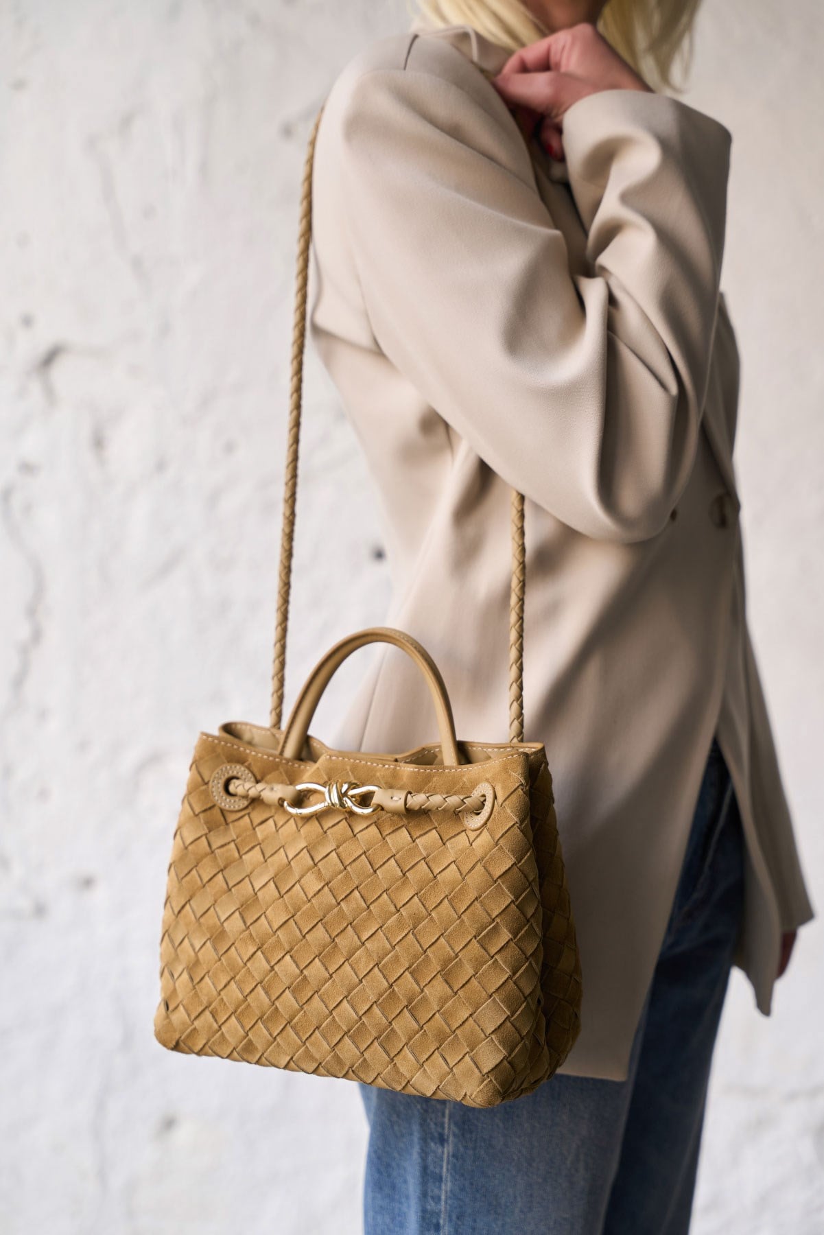 FLORİDA CAMEL SÜET ÇANTA