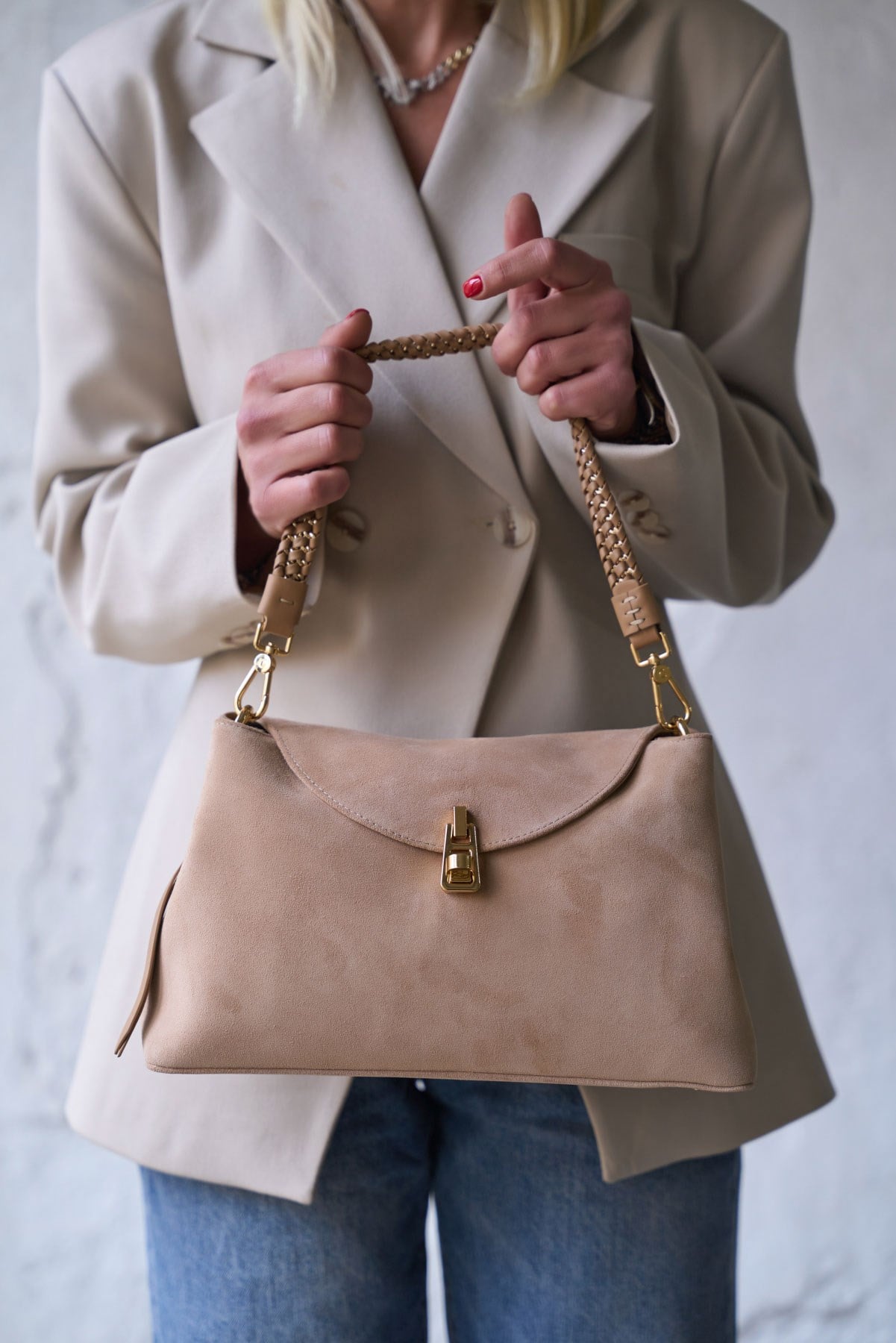 HAMBURG BAL SÜET ÇANTA