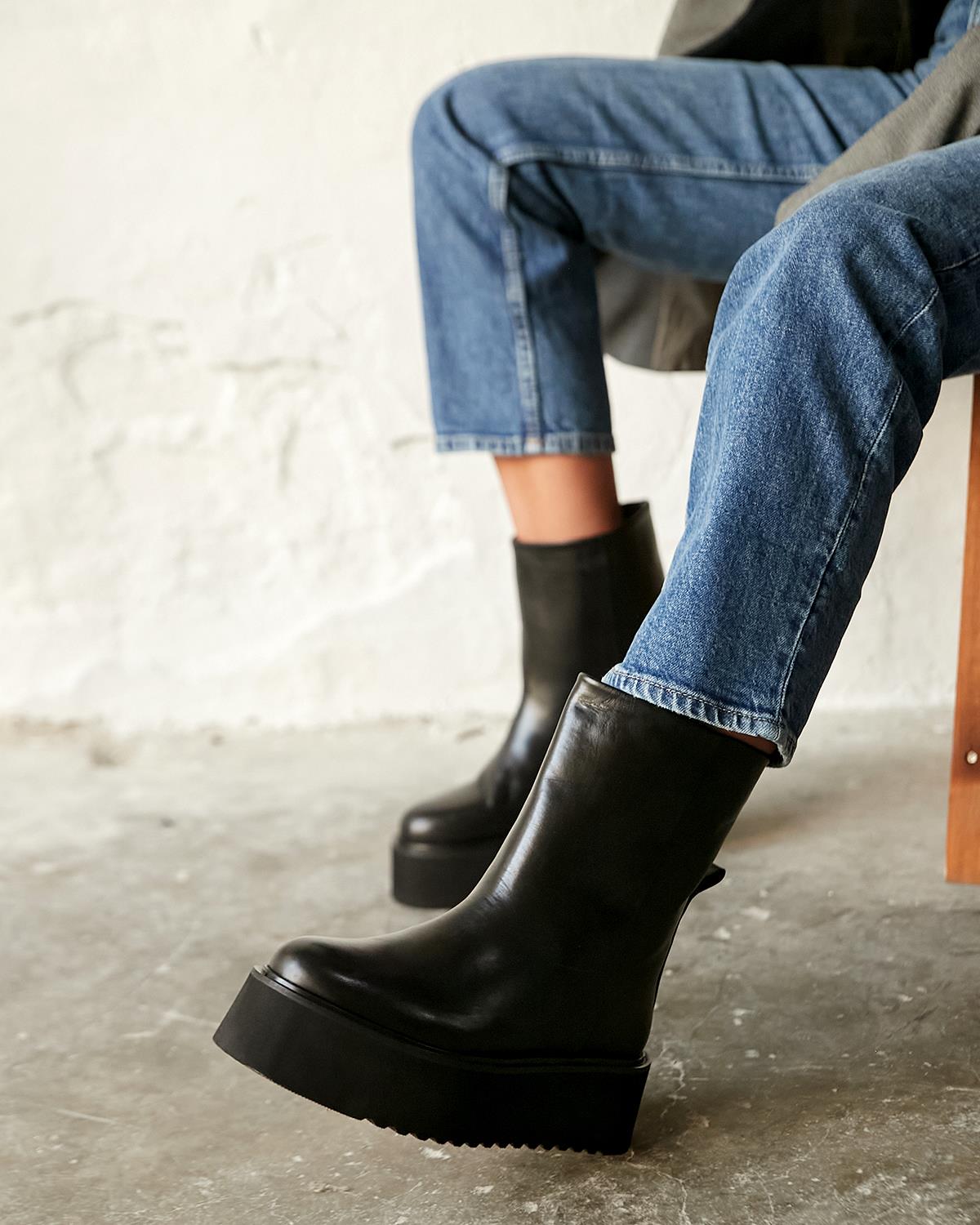 HARODS SİYAH DERİ BOT