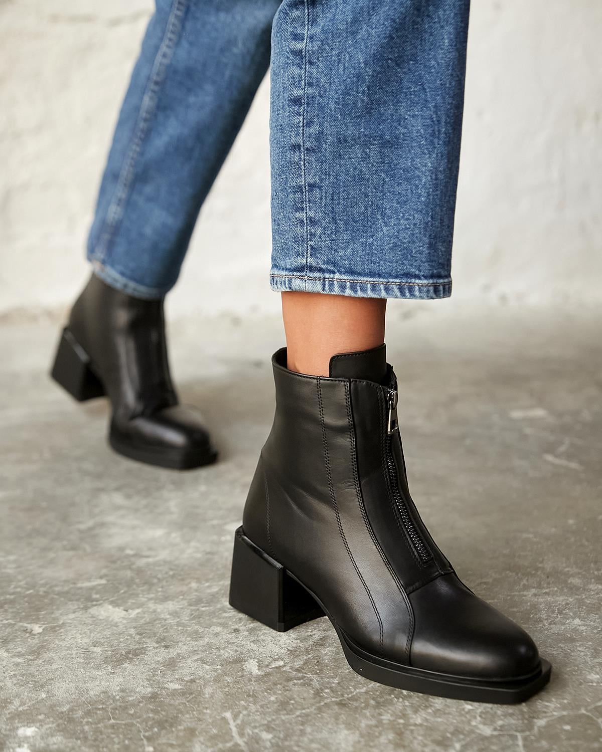 HOBY SİYAH DERİ BOT