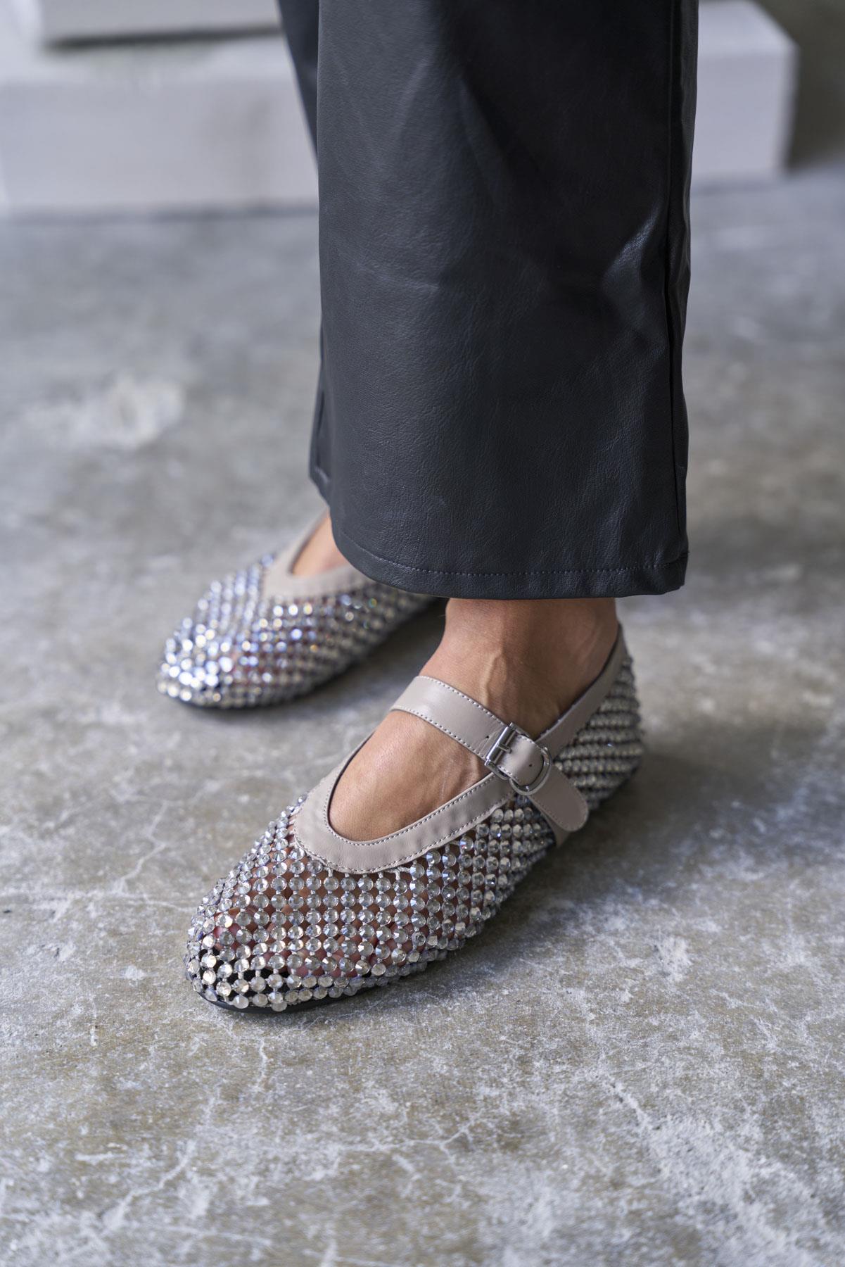 LOİS GRİ TAŞLI BABET