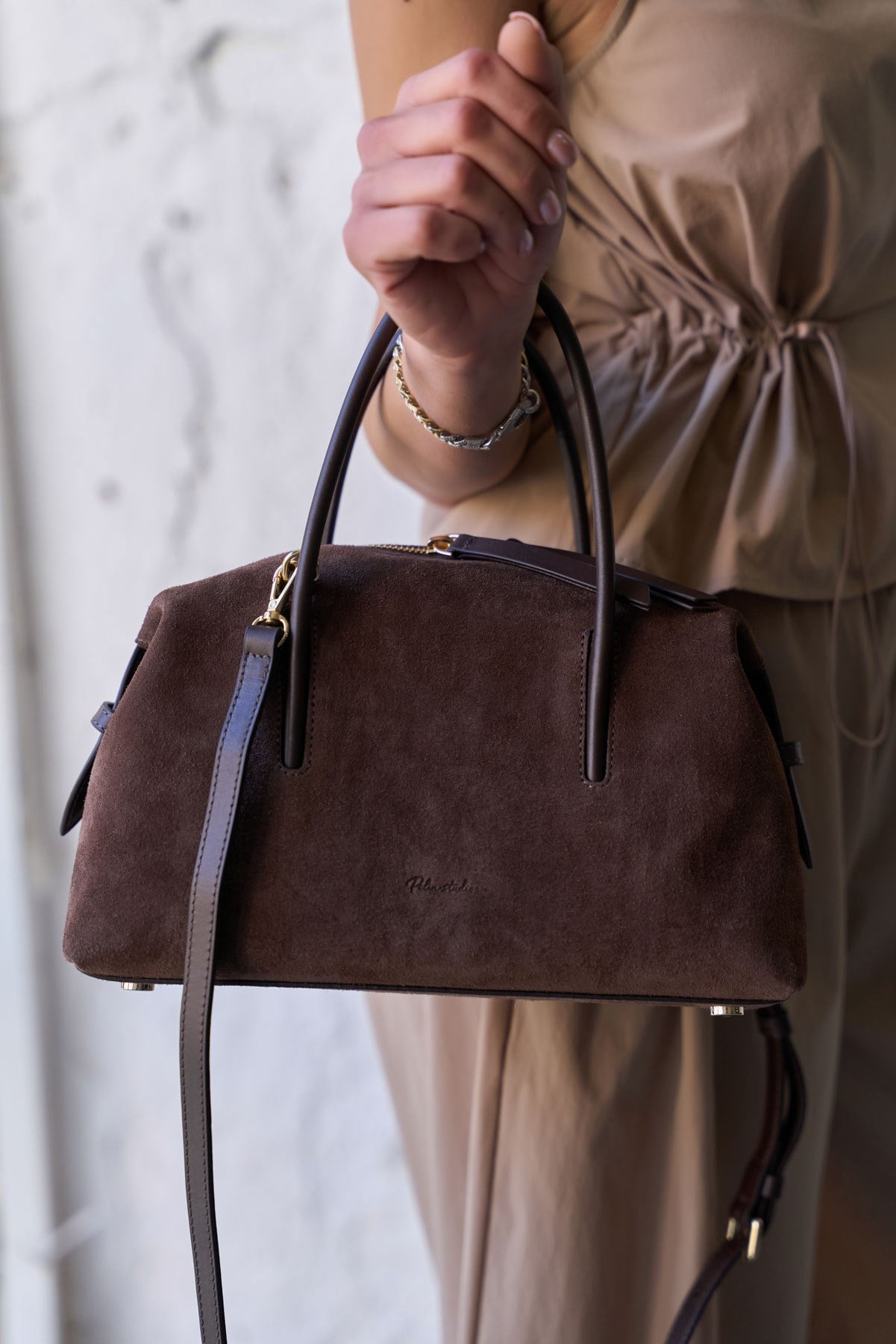 MADRİD KAHVE SÜET ÇANTA