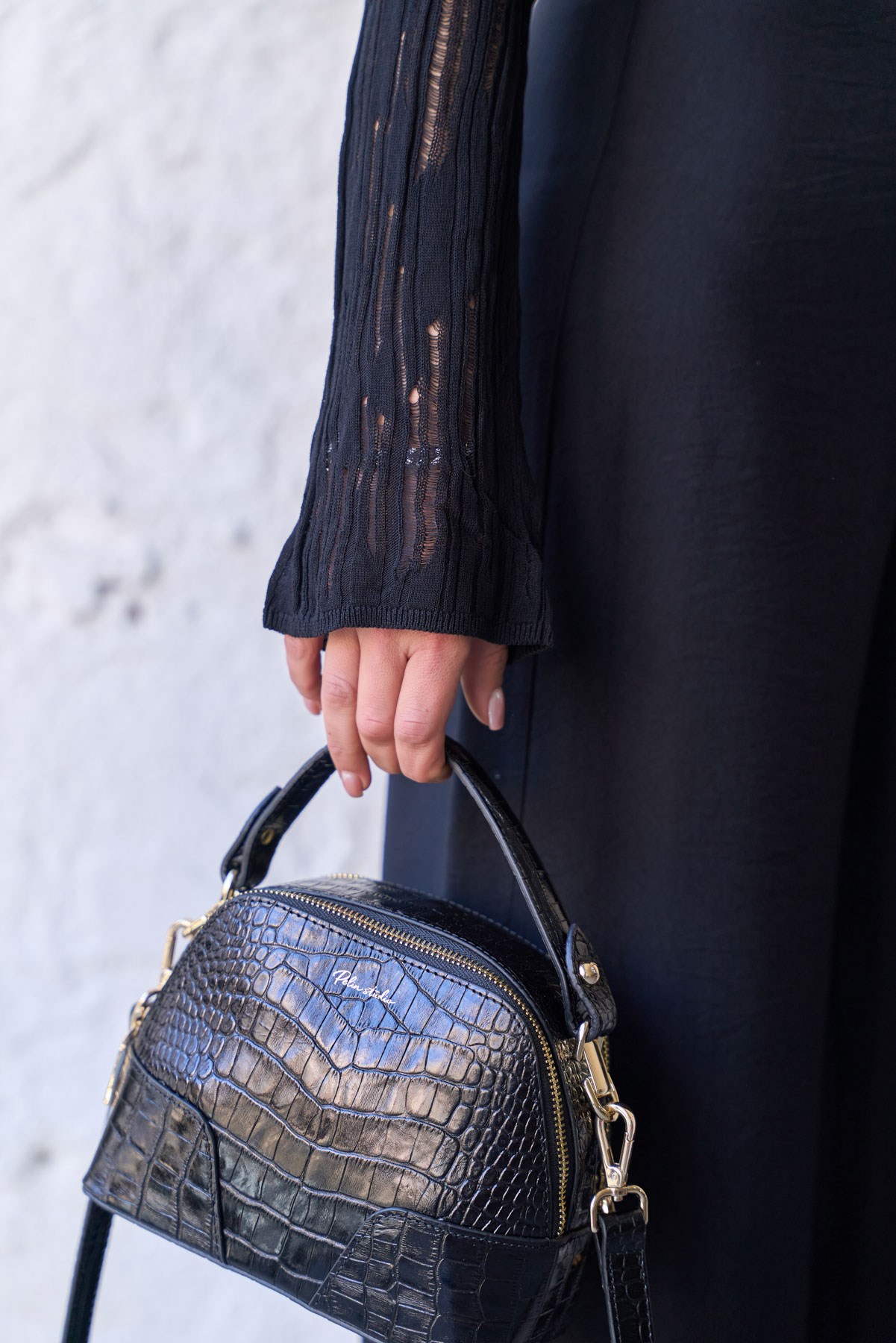 MİAMİ SİYAH KROKO ÇANTA