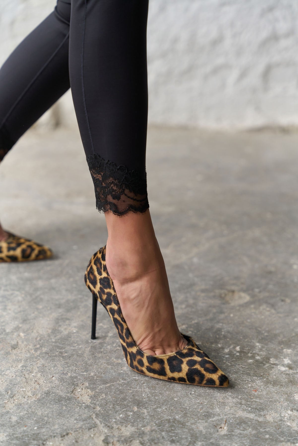 MİTTA 10 CM LEOPAR SÜET STİLETTO