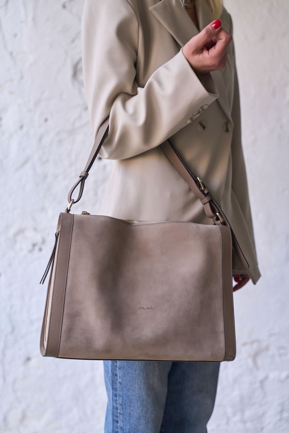 MONACO VİZON SÜET ÇANTA