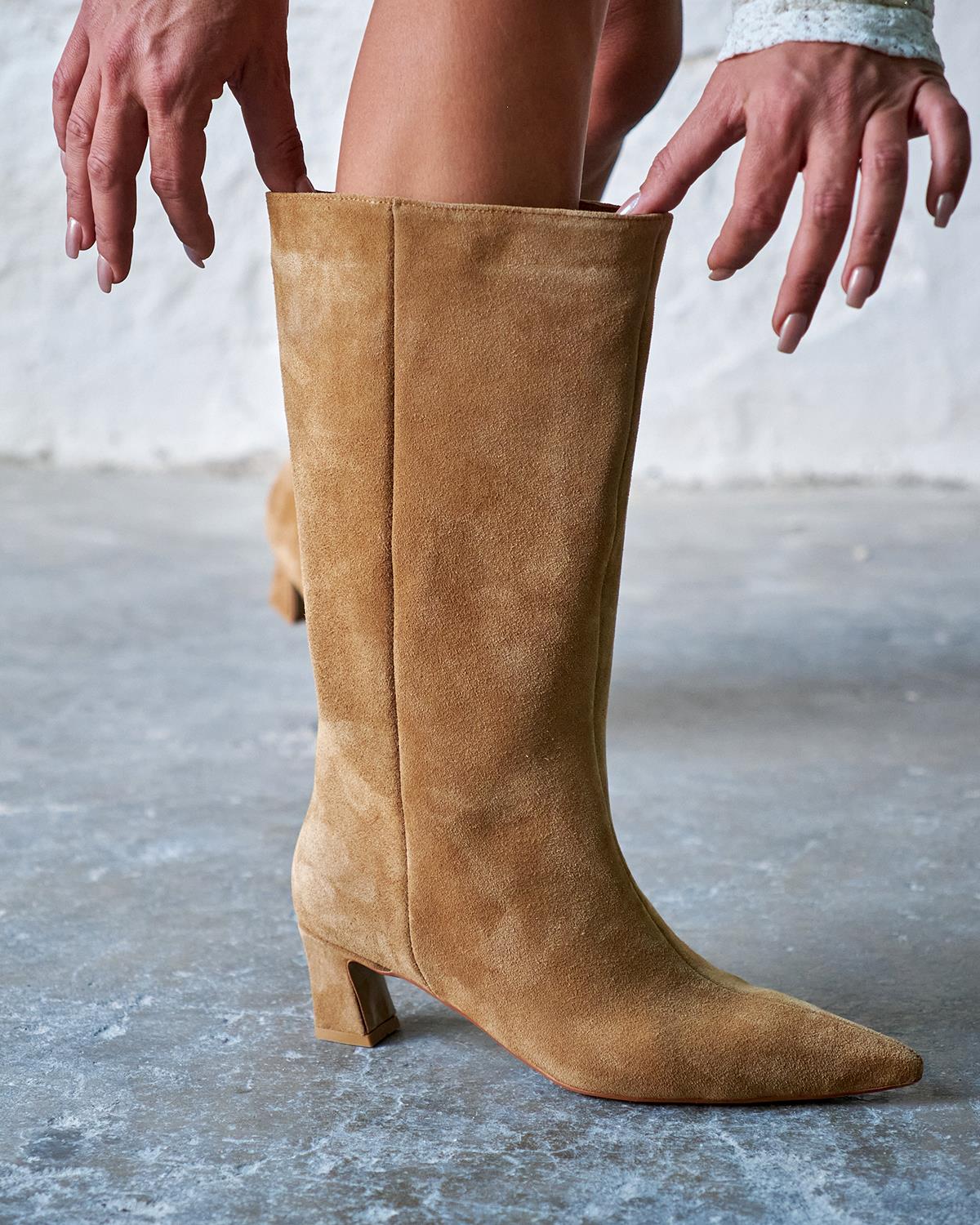 MOSLEY CAMEL SÜET ÇİZME