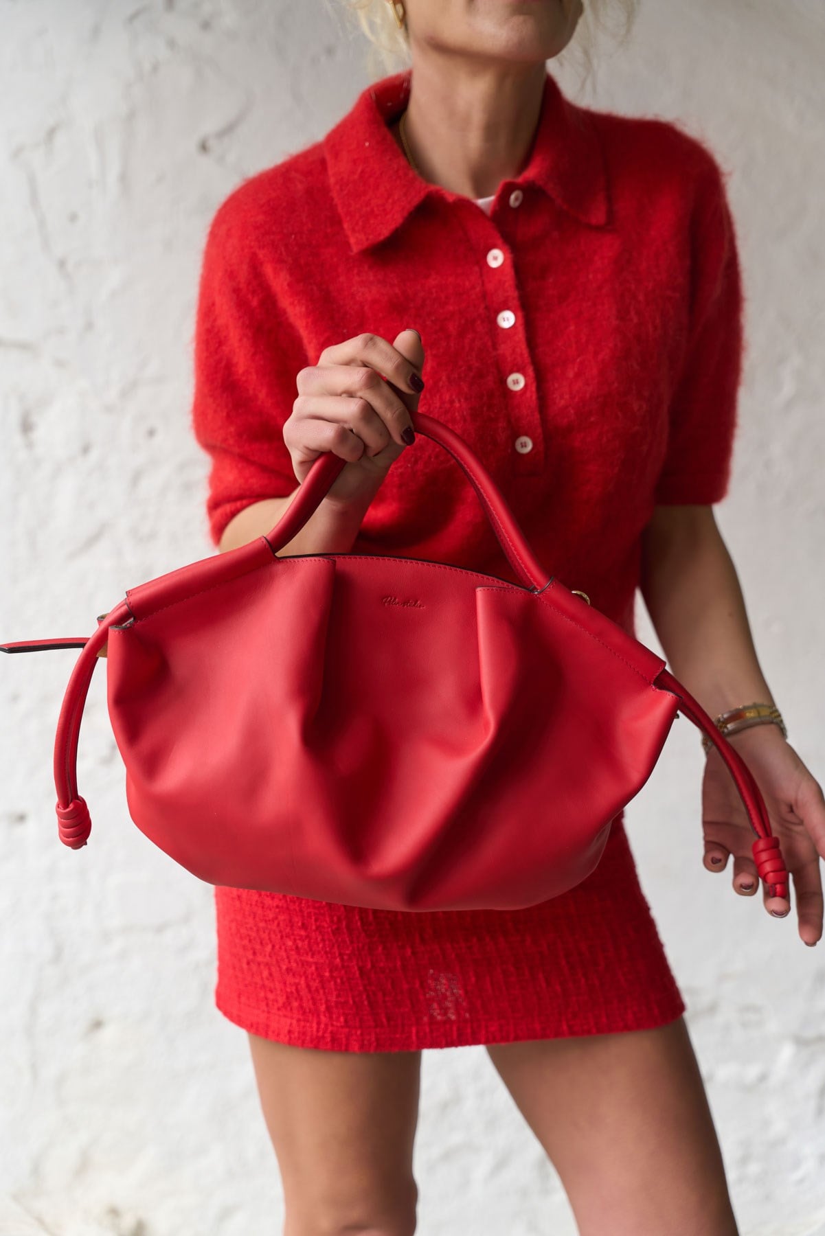 PARİS KIRMIZI DERİ ÇANTA