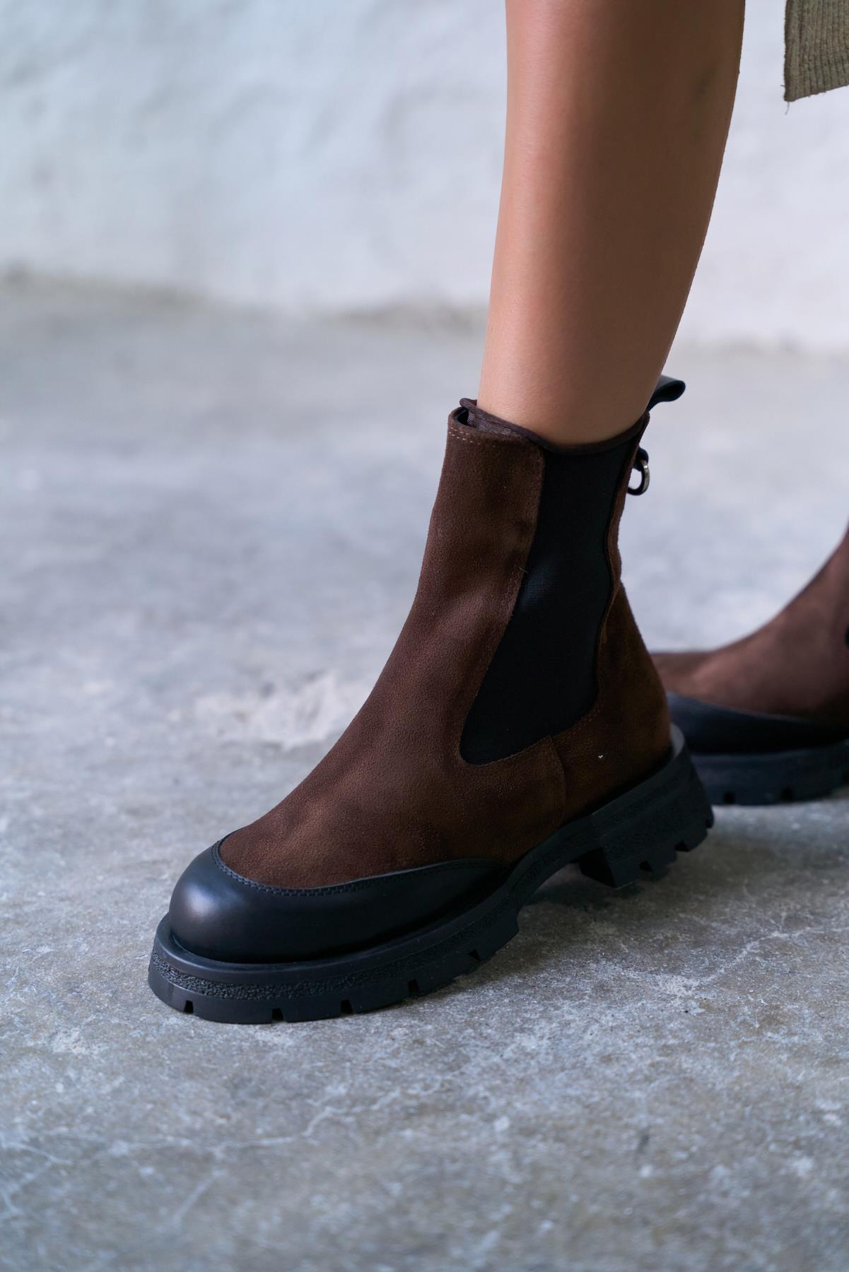 RİAD KAHVE SÜET BOT 