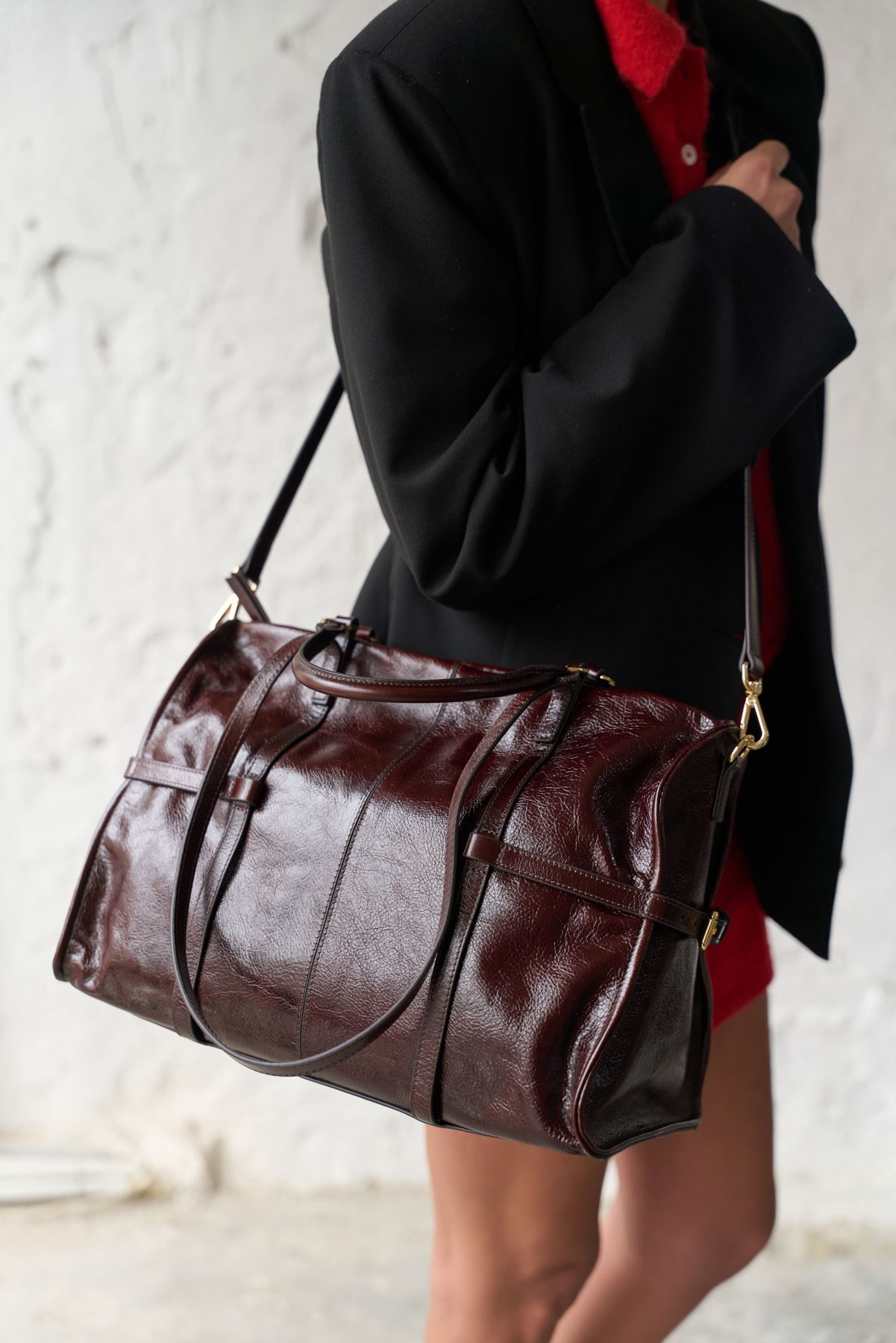 ROMA KAHVE DERİ ÇANTA