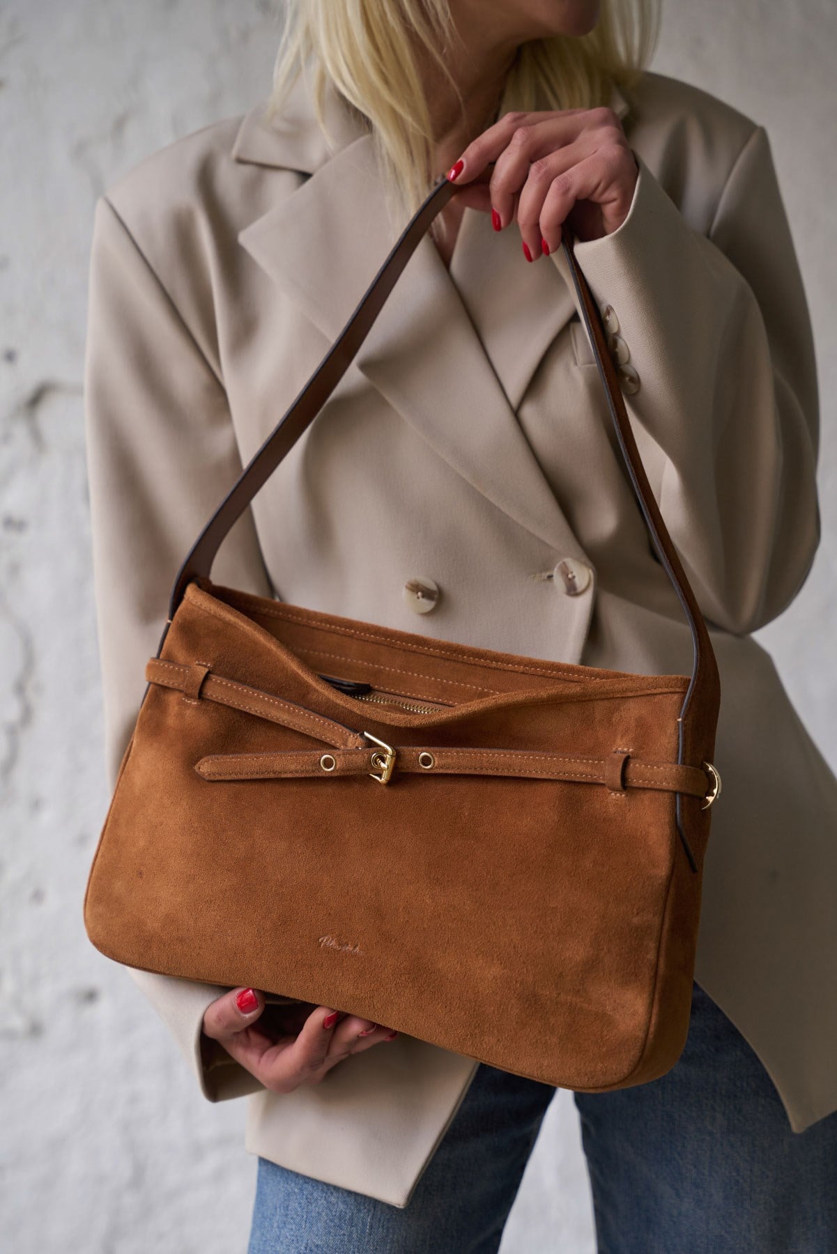 SİDNEY TABA SÜET ÇANTA