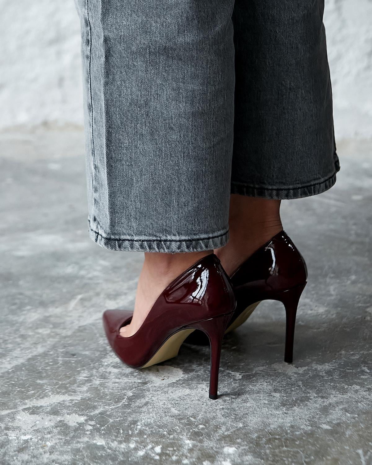 SİTY 10 CM BORDO RUGAN STİLETTO · 6