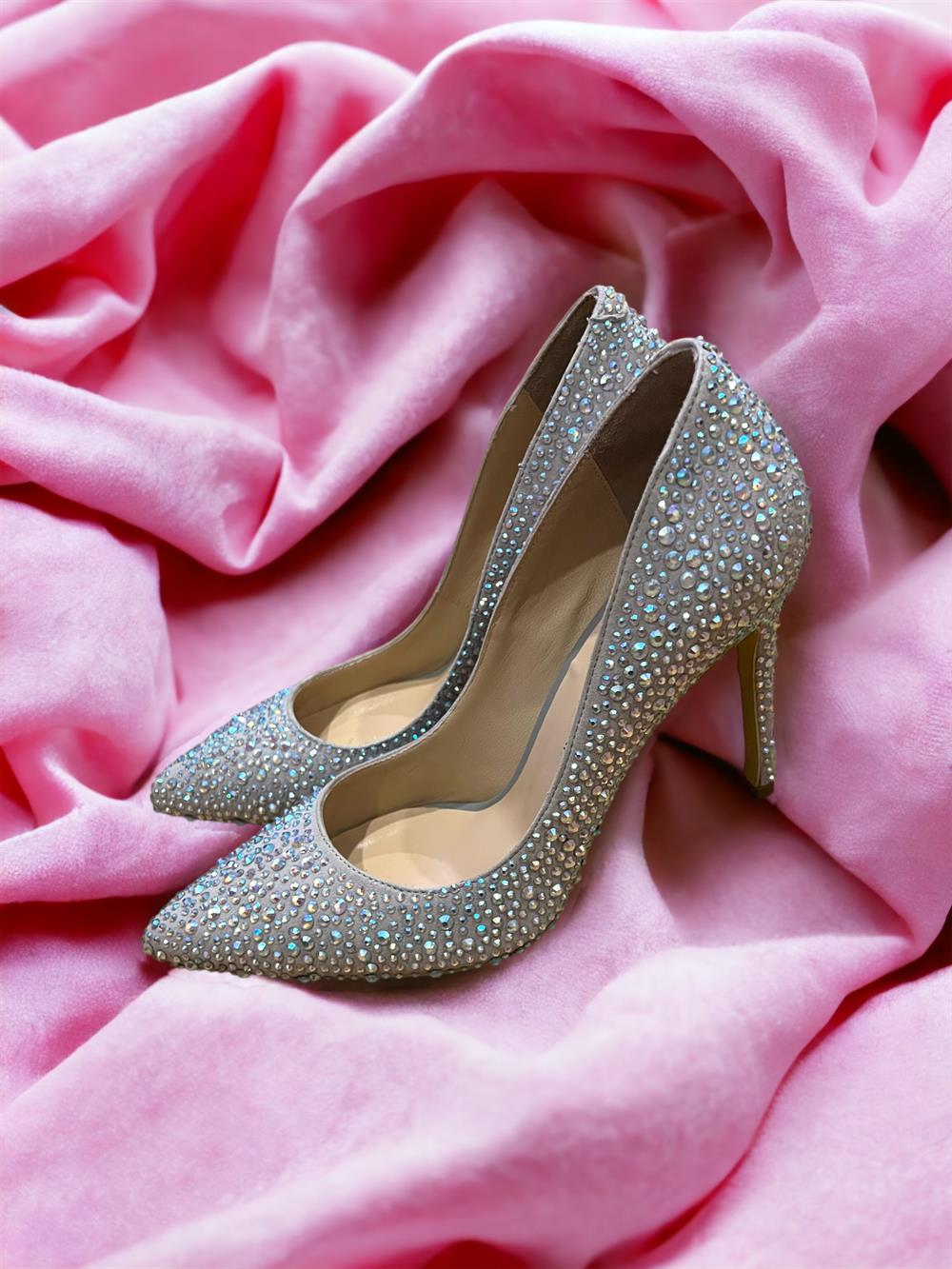 SİTY 10 CM TAŞLI STİLETTO