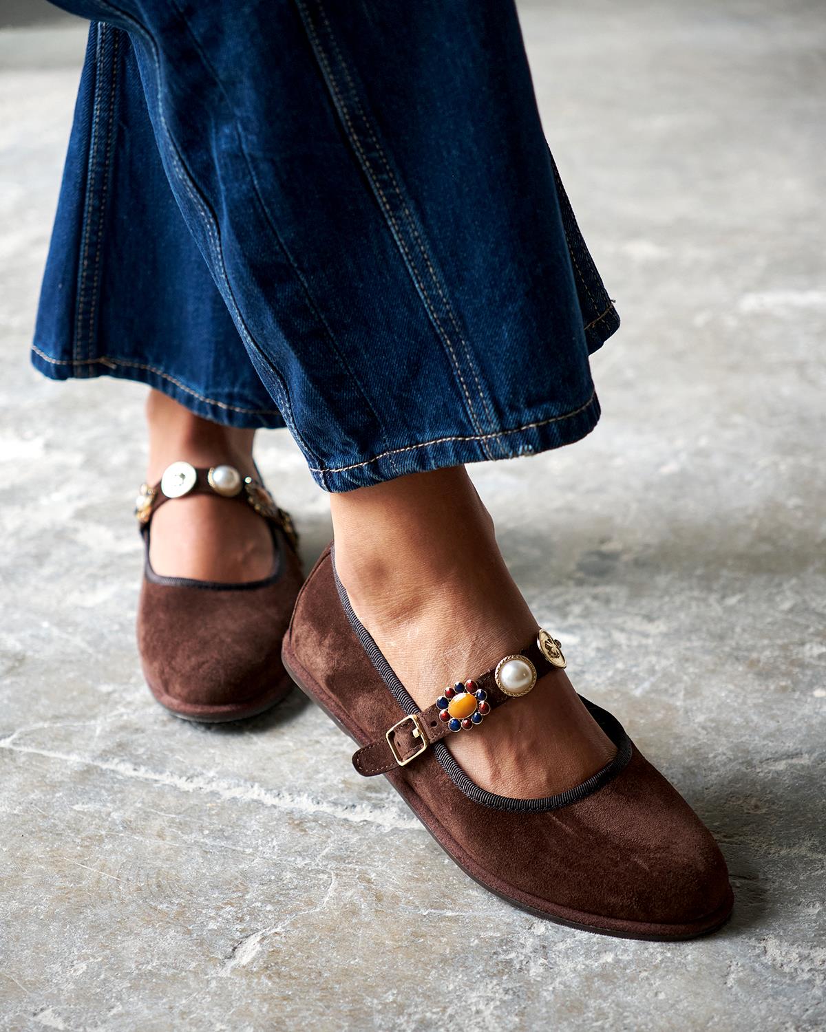 SLOPY KAHVE SÜET BABET