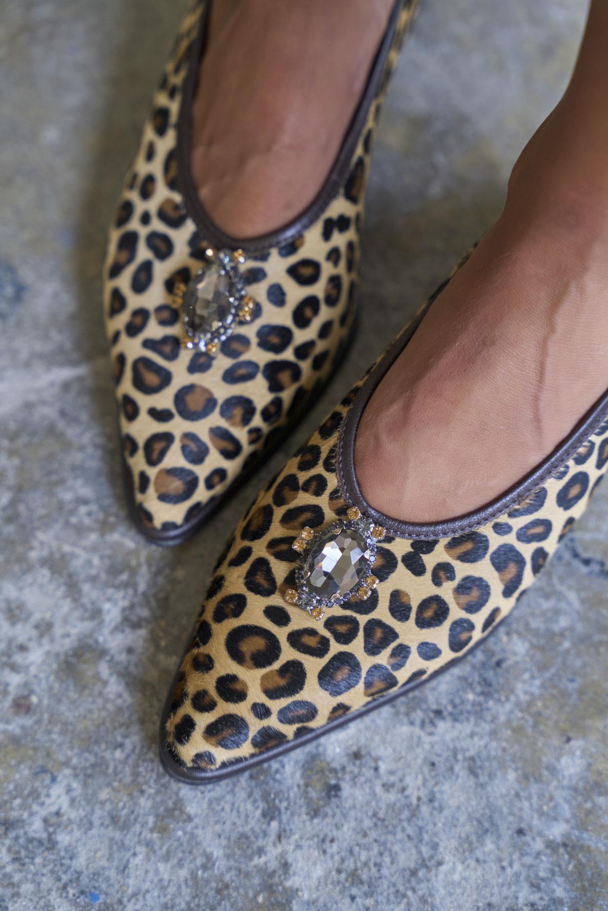 TELLES LEOPAR SÜET BABET