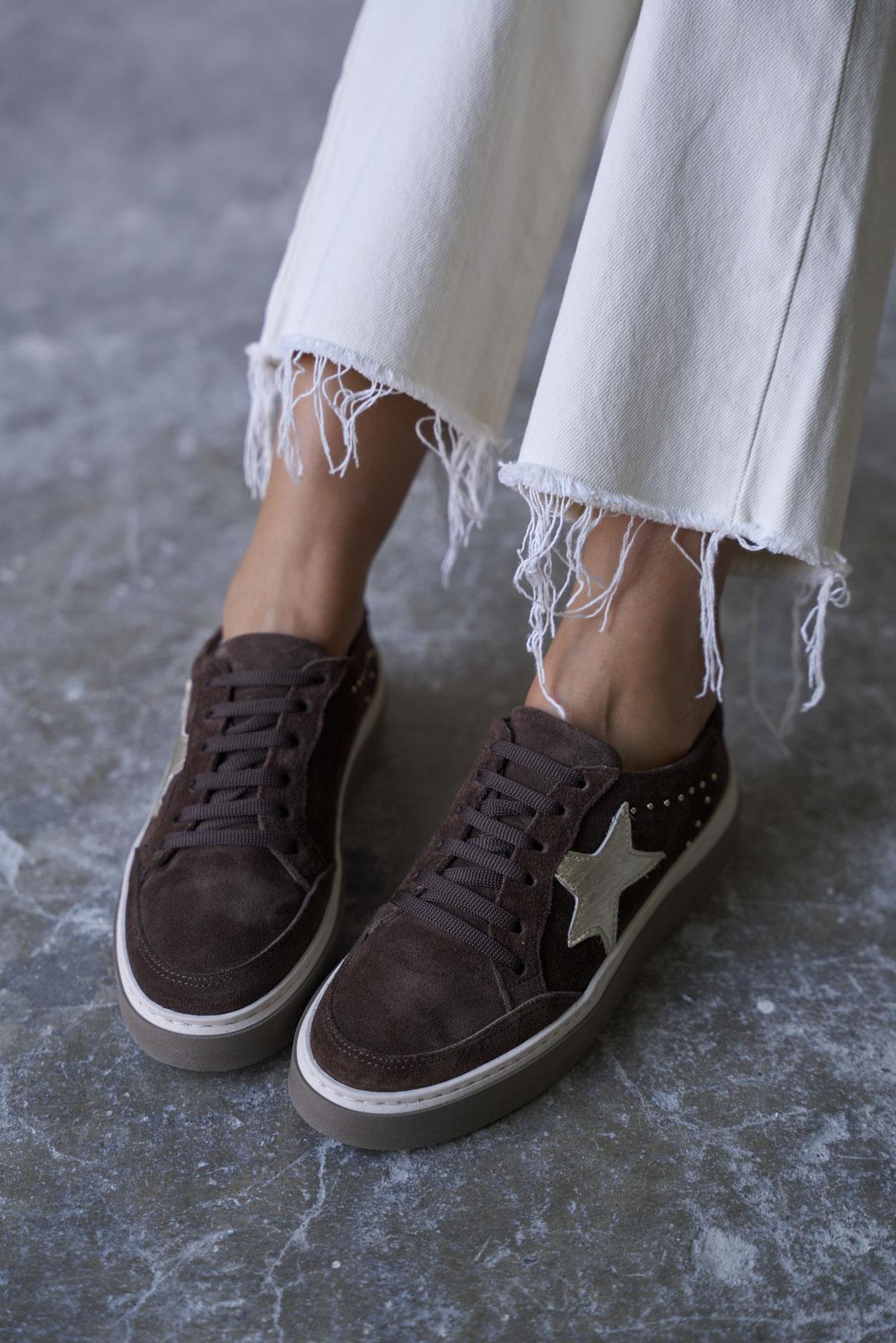 TERREN KAHVE SÜET SPOR AYAKKABI