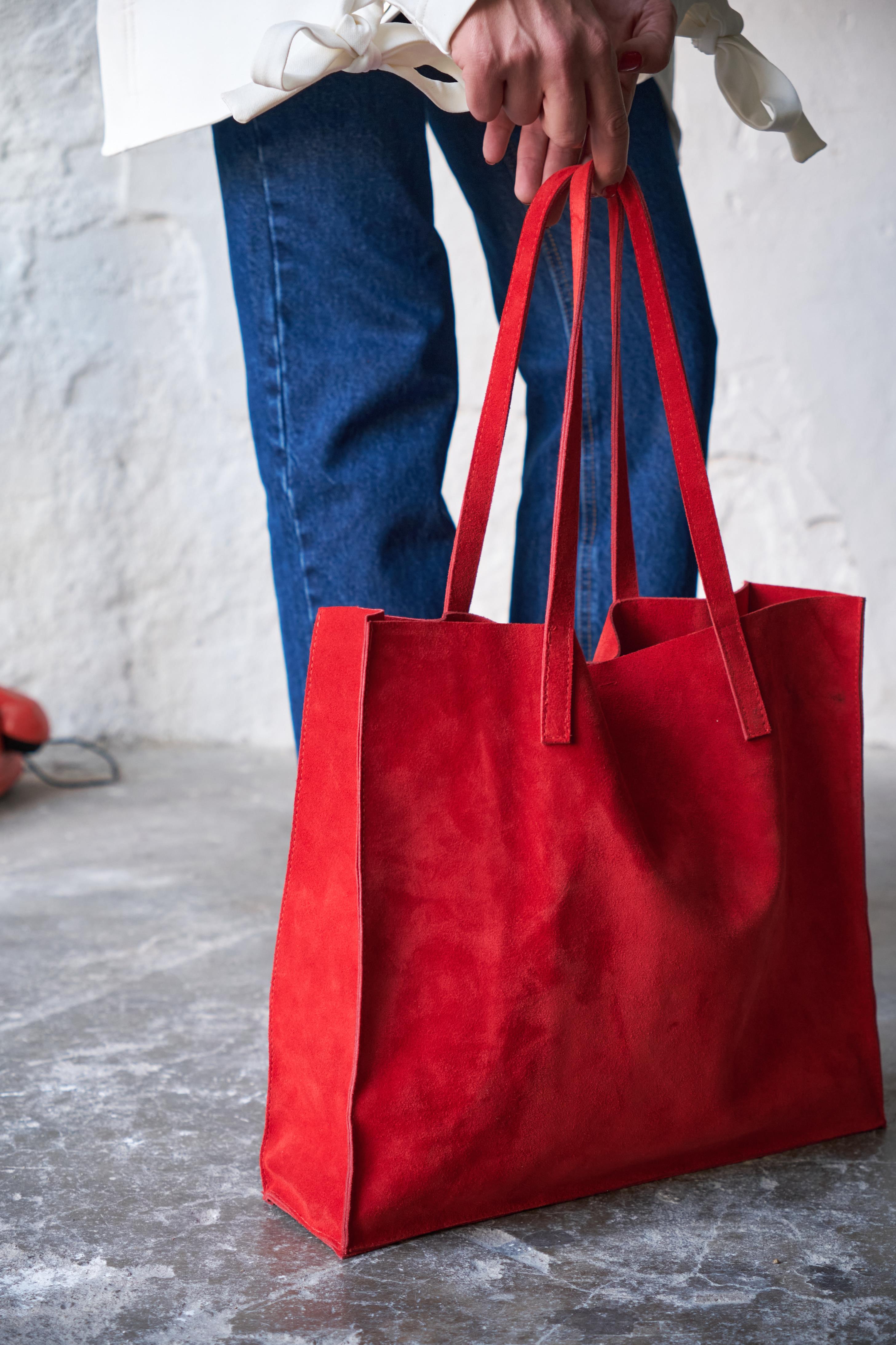 TYLO SÜET SHOPPER ÇANTA