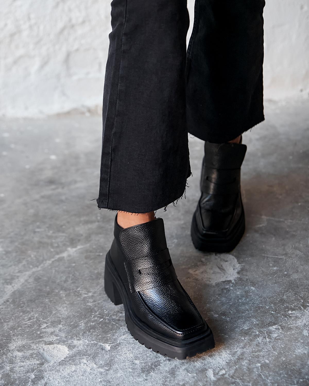 UNİTED SİYAH DERİ BOT 