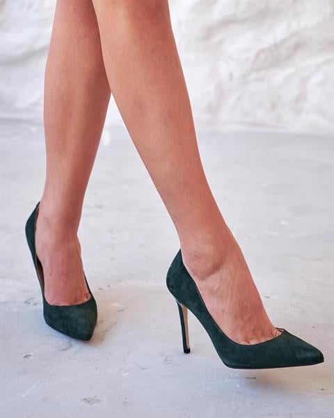 River island green court shoes best sale