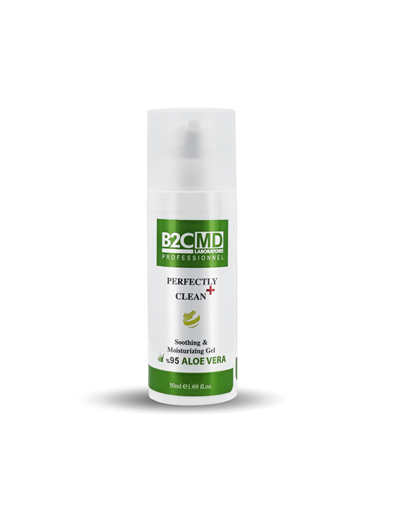 B2CMD Aloe Vera Face Gel (Soothing & Moisturizing - 95% Aloe Vera) - Yatıştırıcı Ve Nemlendirici %95 Aloe Vera