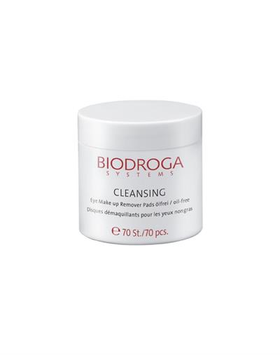 Biodroga Eye Make Up Remover Pads Oil Free - Tüm Ciltler için Göz Makyajı Temizleyici Pedler
